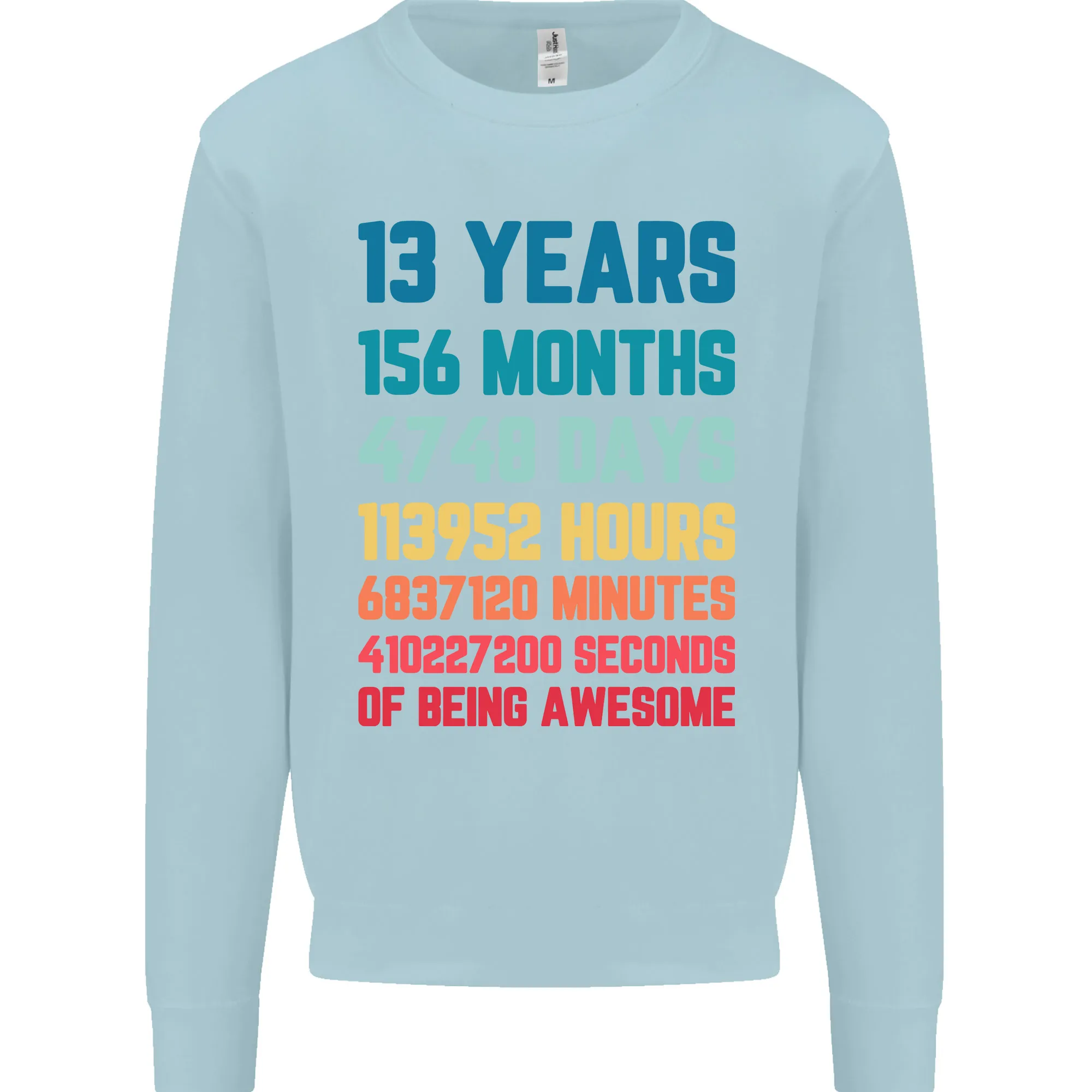 13th Birthday 13 Year Old Kids Sweatshirt Jumper