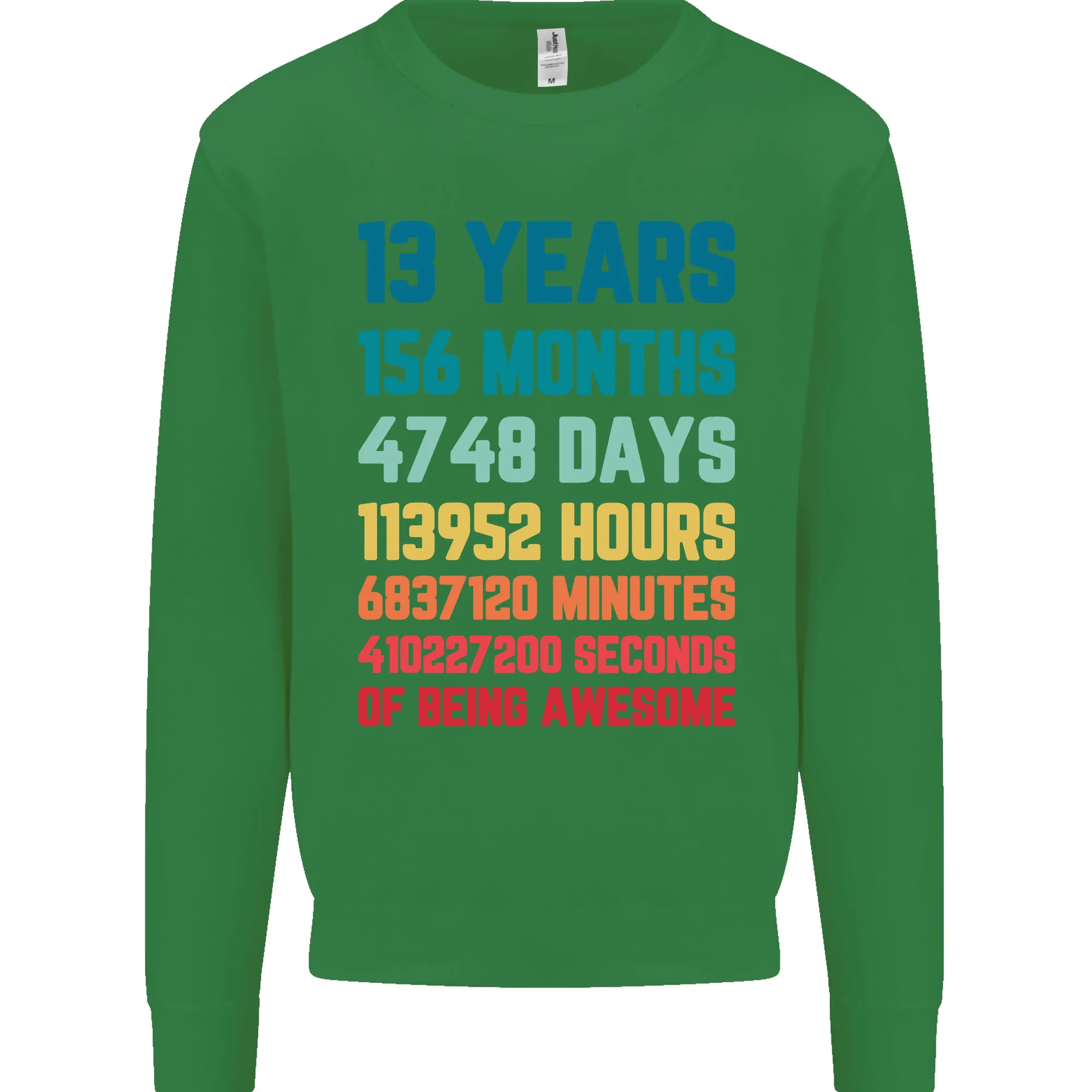 13th Birthday 13 Year Old Kids Sweatshirt Jumper