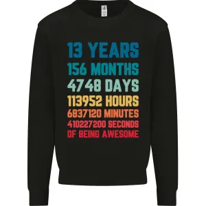 13th Birthday 13 Year Old Kids Sweatshirt Jumper