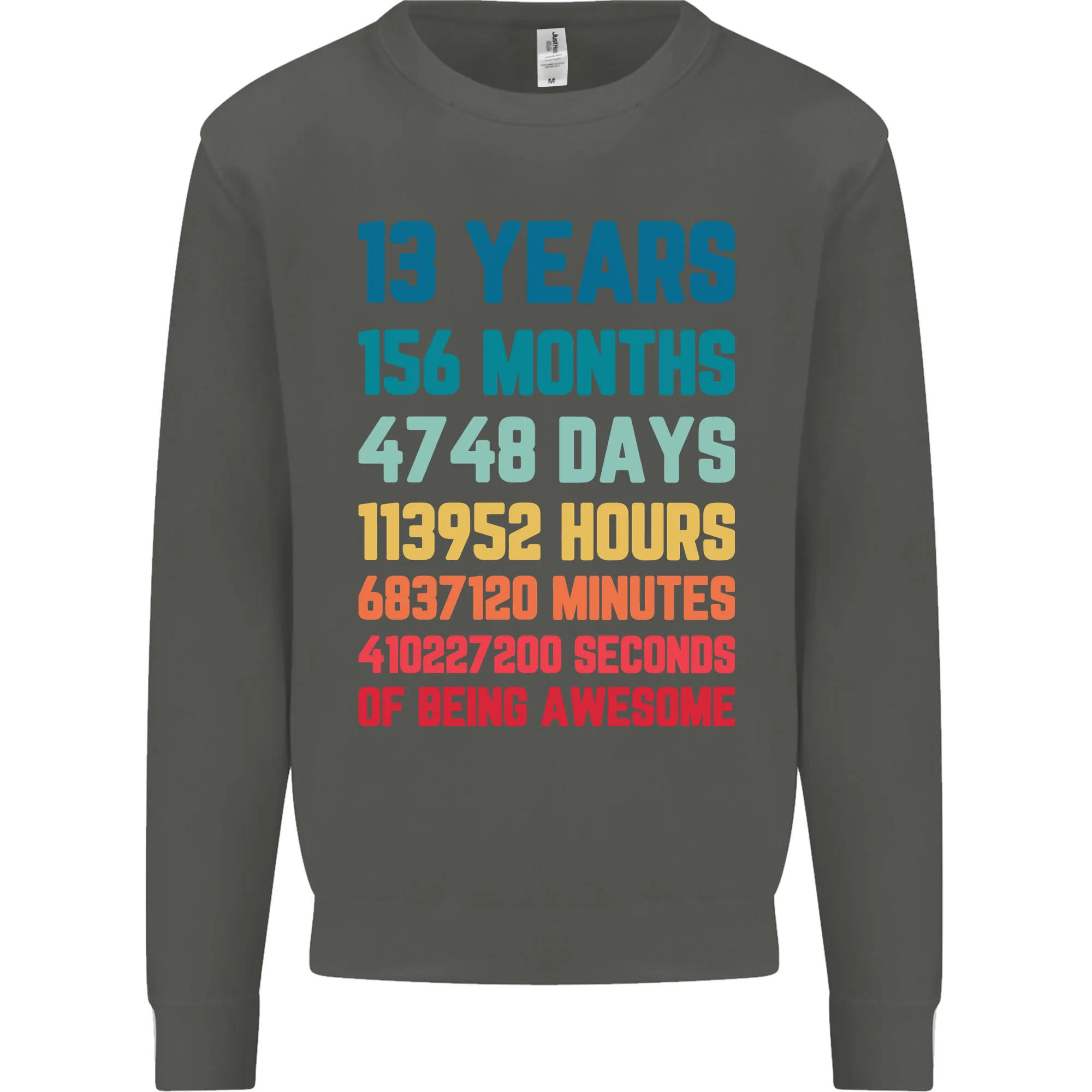 13th Birthday 13 Year Old Kids Sweatshirt Jumper