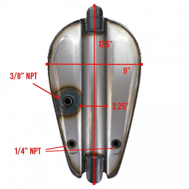 2.5 Gal. Frisco Mount Sportster Bobber Gas Tank