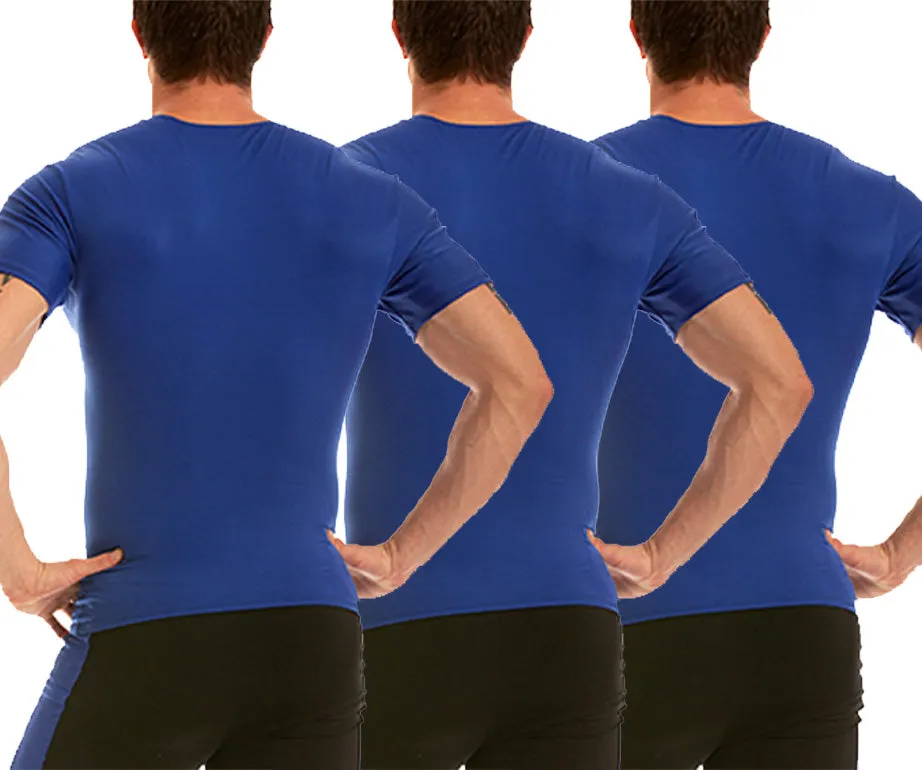 3-Pack Insta Slim Activewear Compression Crew Neck TA0003