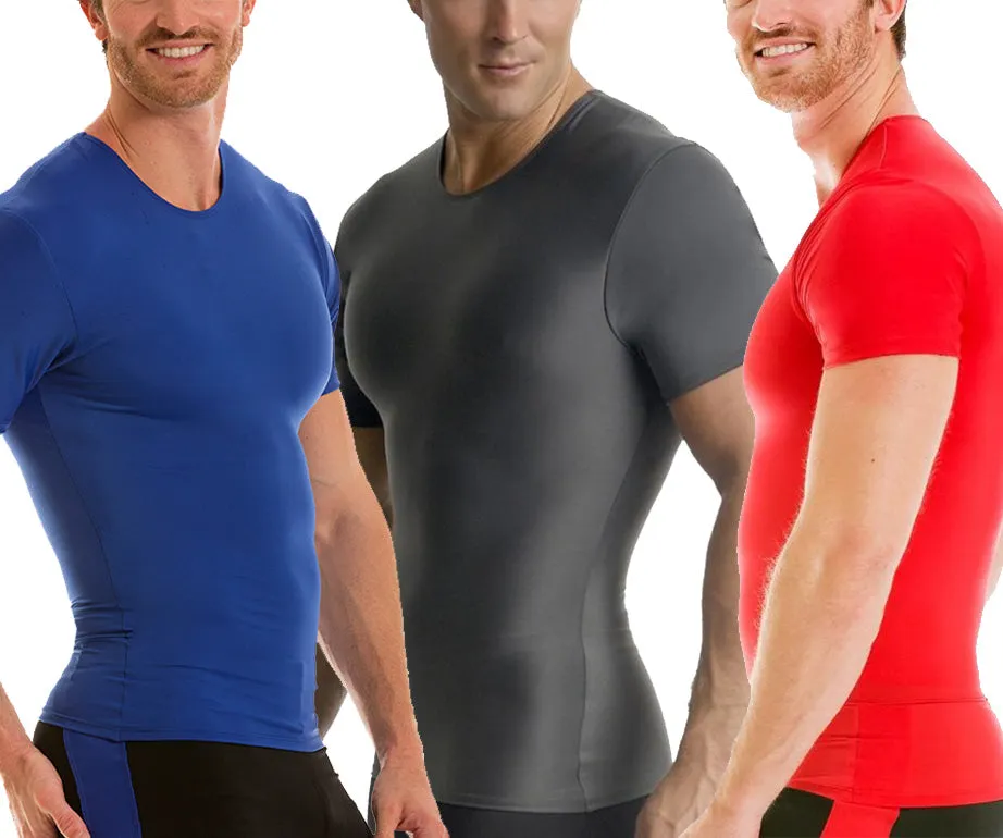 3-Pack Insta Slim Activewear Compression Crew Neck TA0003