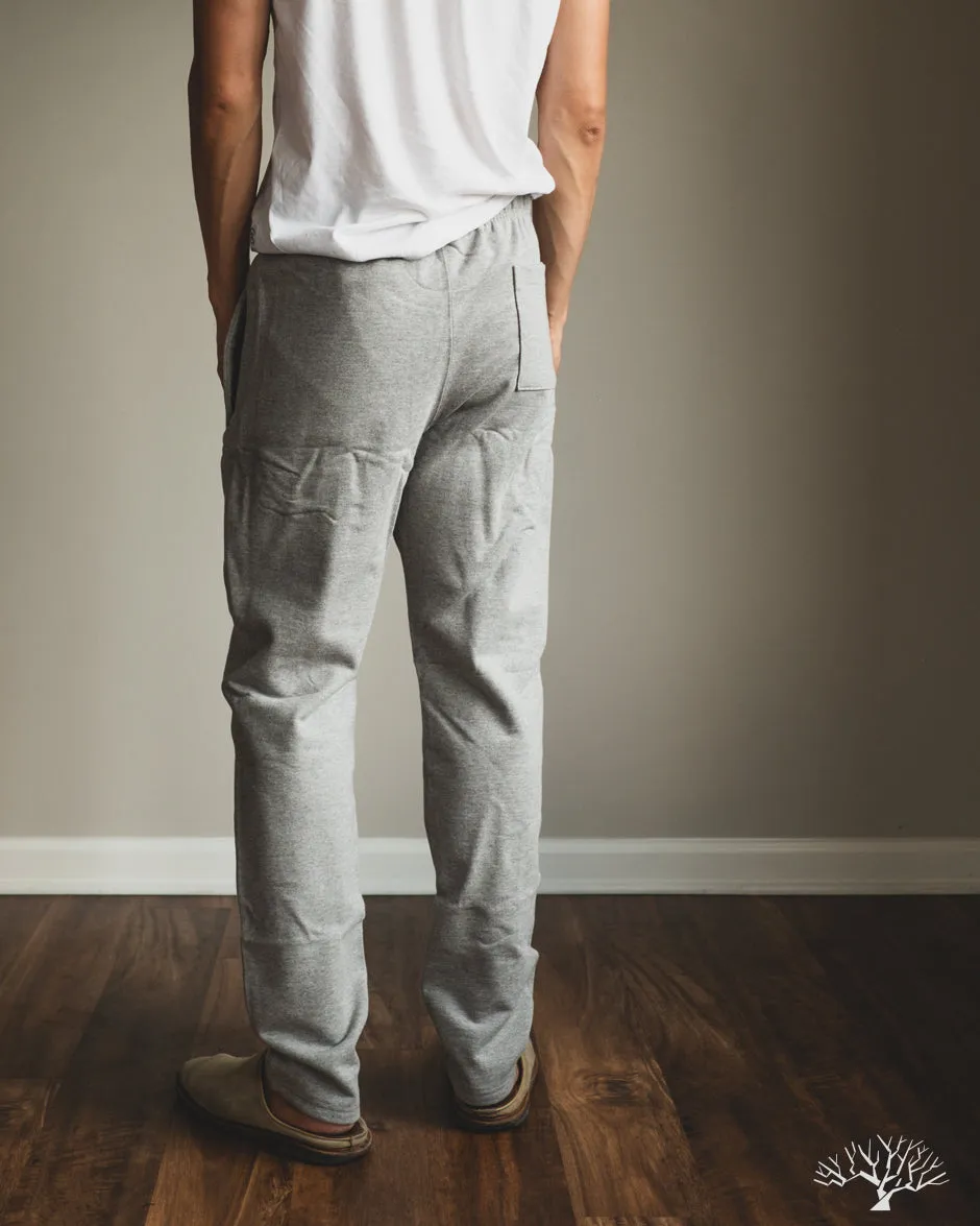 3S50 Loopwheel Heavy Sweatpants - Grey Melange