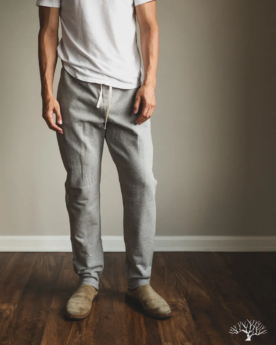 3S50 Loopwheel Heavy Sweatpants - Grey Melange