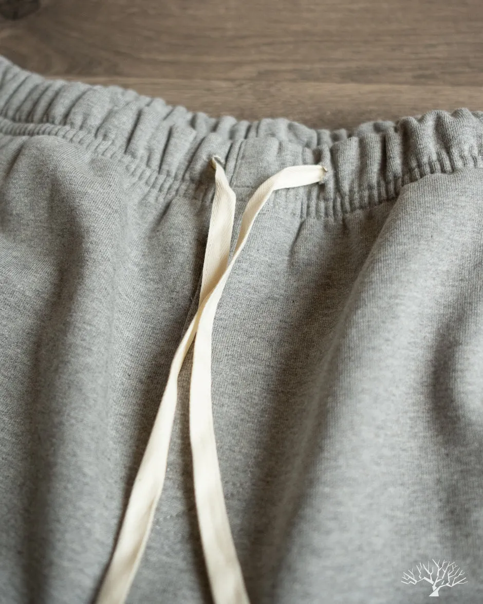 3S50 Loopwheel Heavy Sweatpants - Grey Melange