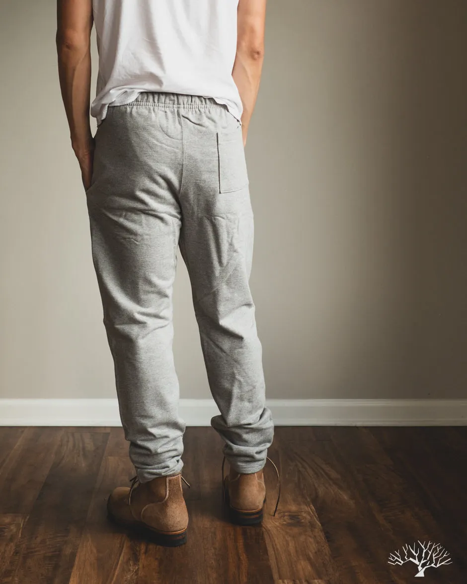 3S50 Loopwheel Heavy Sweatpants - Grey Melange