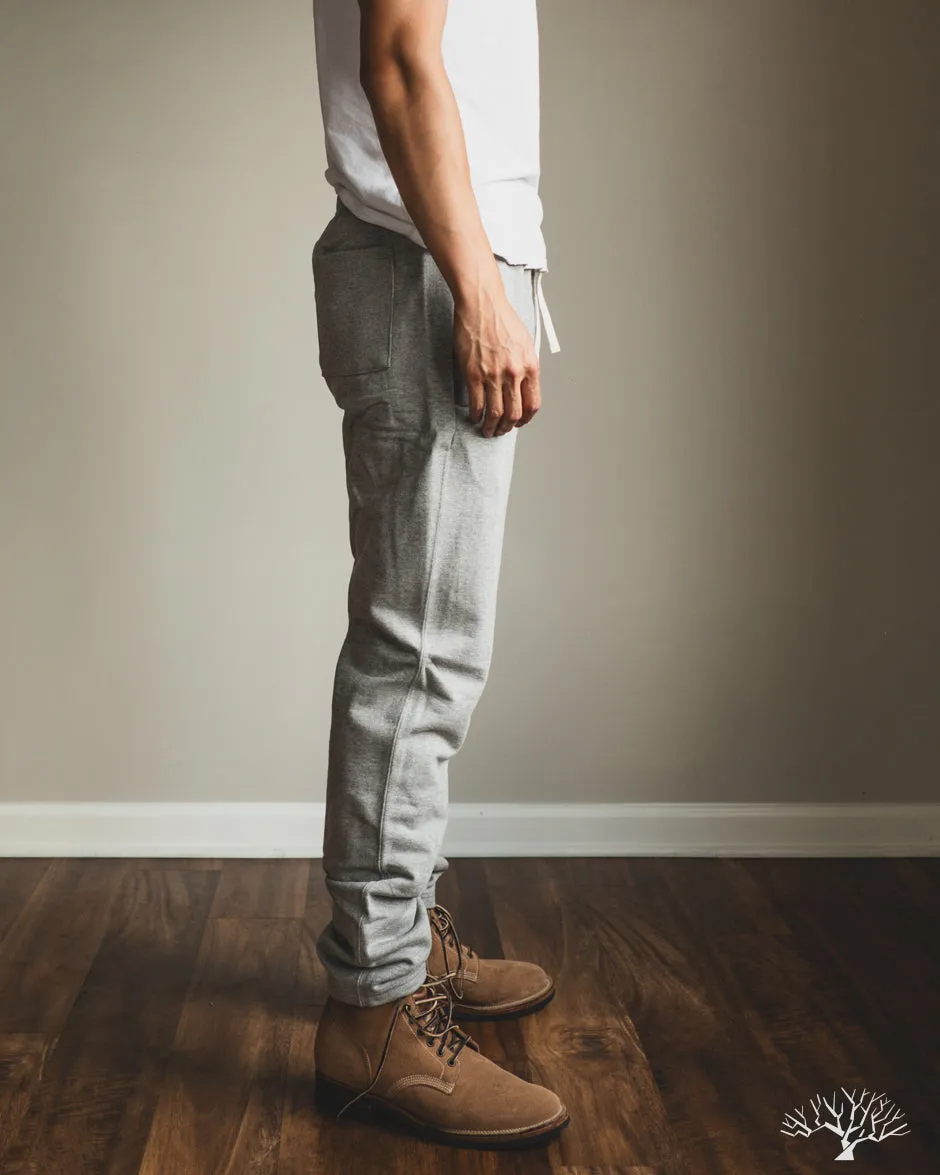 3S50 Loopwheel Heavy Sweatpants - Grey Melange