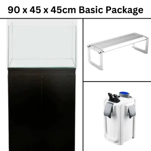 90 x 45 x 45cm Tank Basic Package