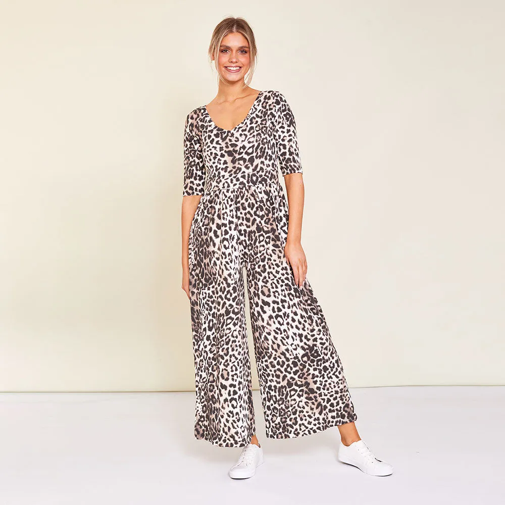 Alana Jumpsuit (Leopard)