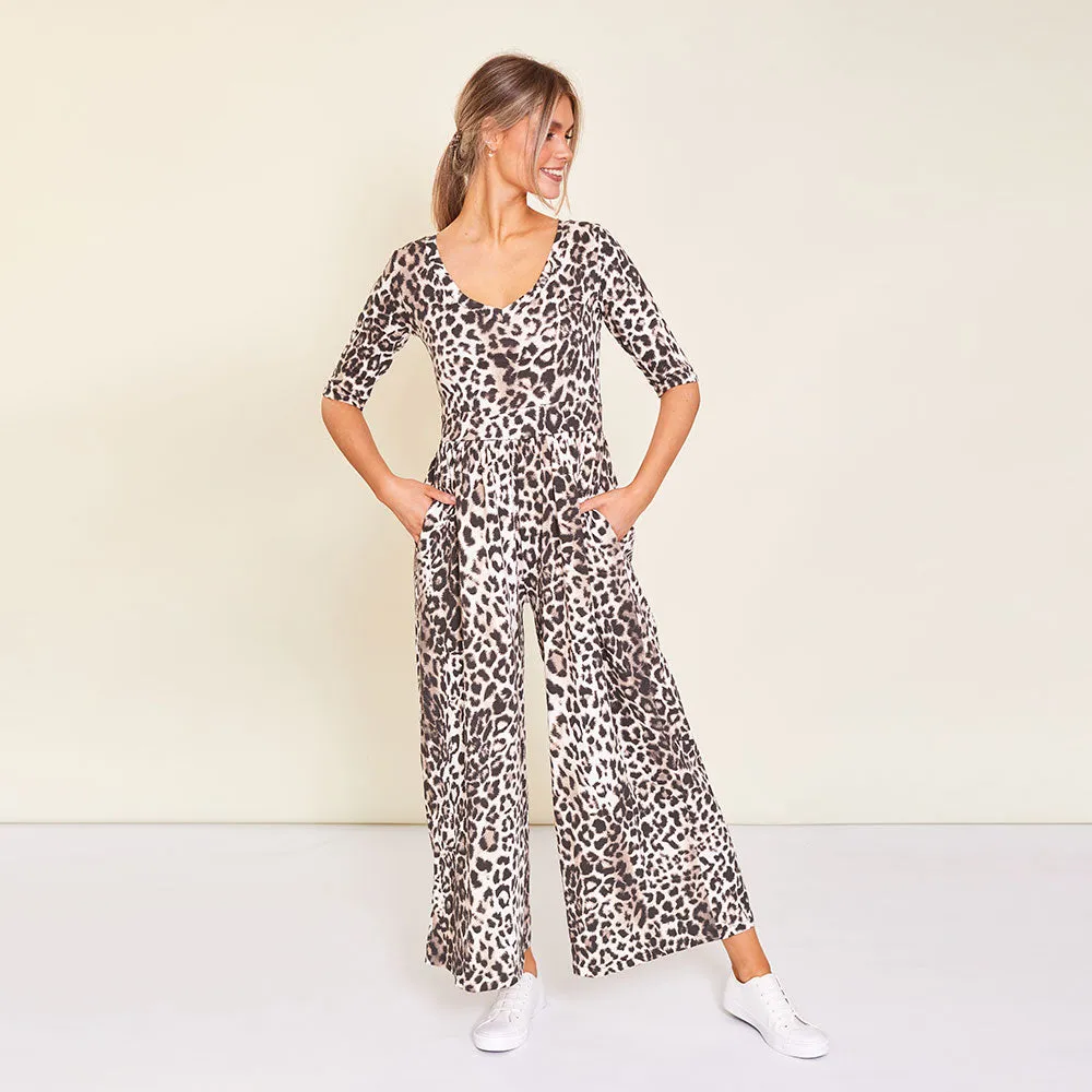 Alana Jumpsuit (Leopard)