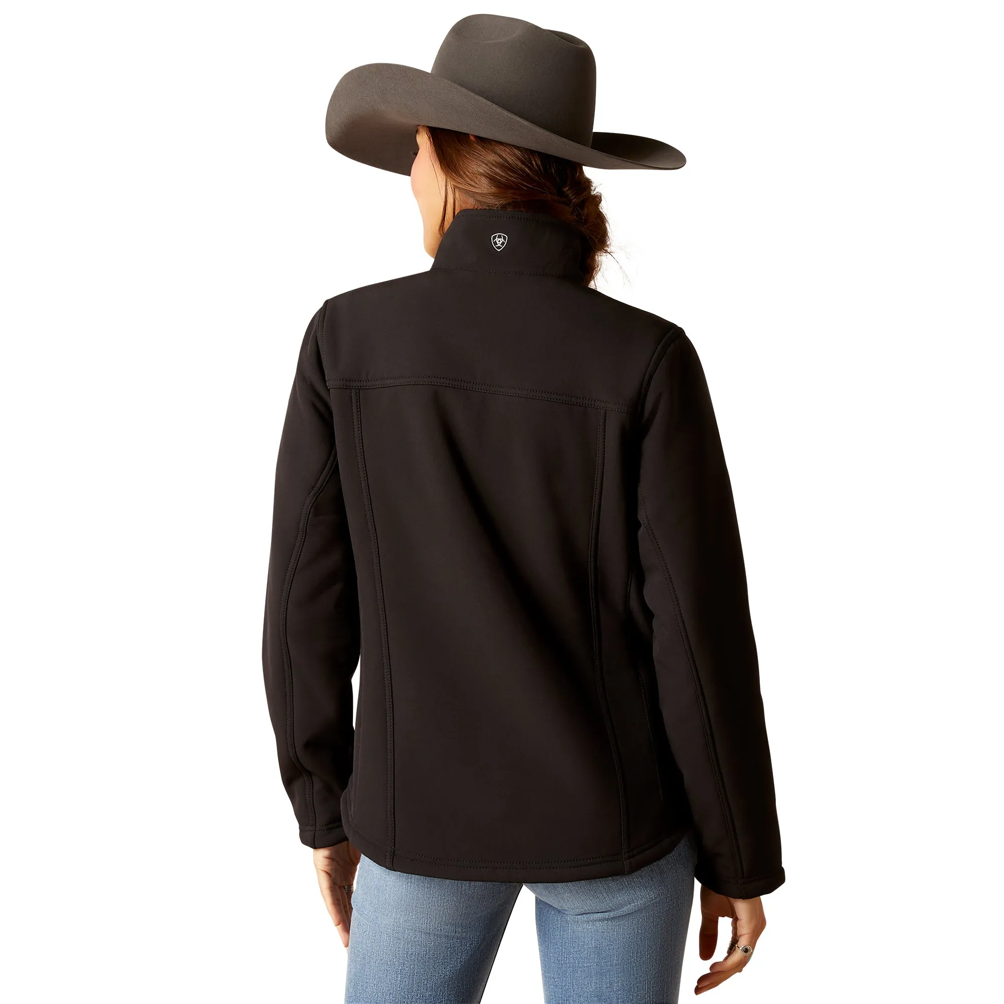 Ariat Ladies Berber Back Softshell Black Jacket 10046445