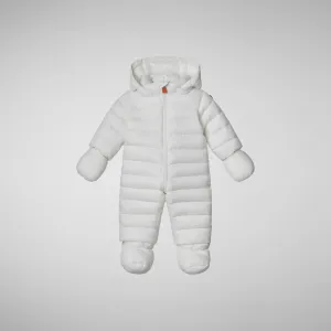 Babies' Storm Jumpsuit in Off White