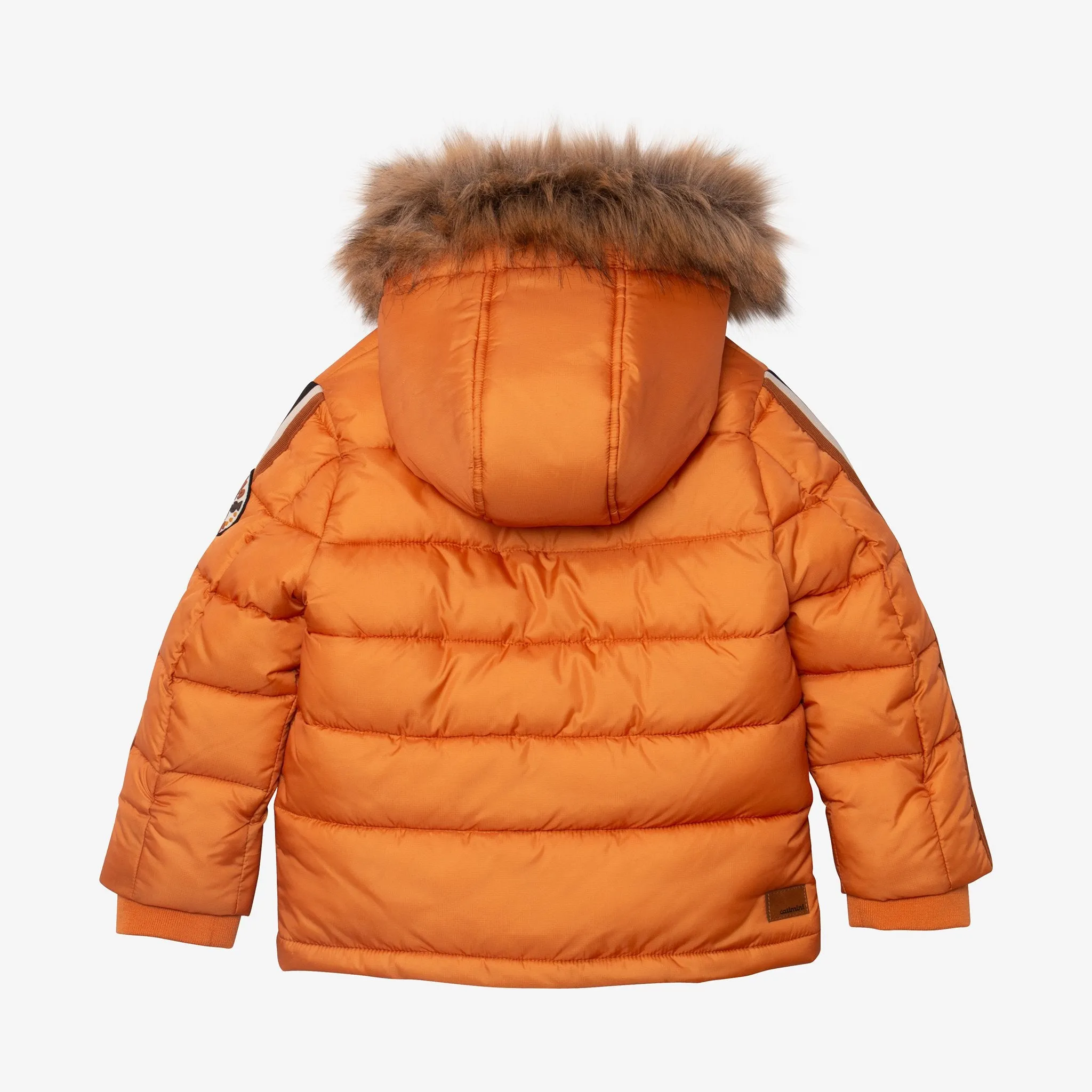 Baby boy yellow puffer parka