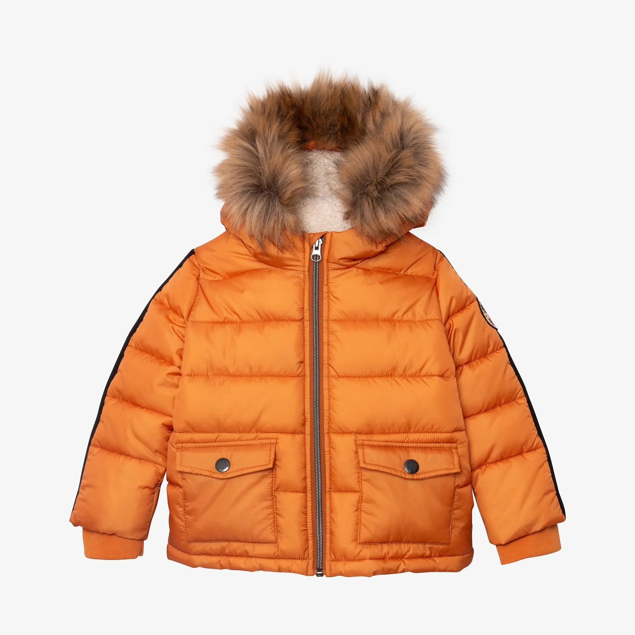 Baby boy yellow puffer parka