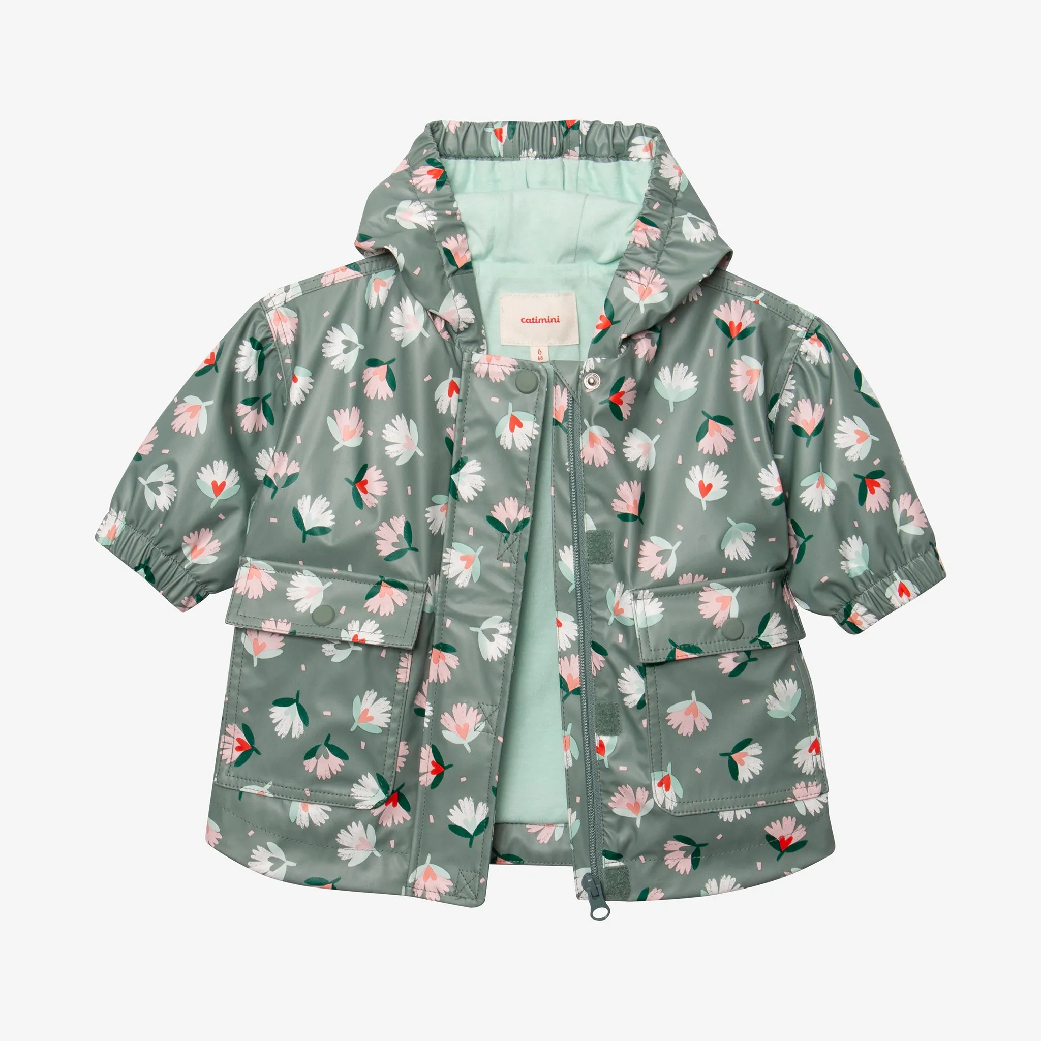 Baby girl herbarium parka