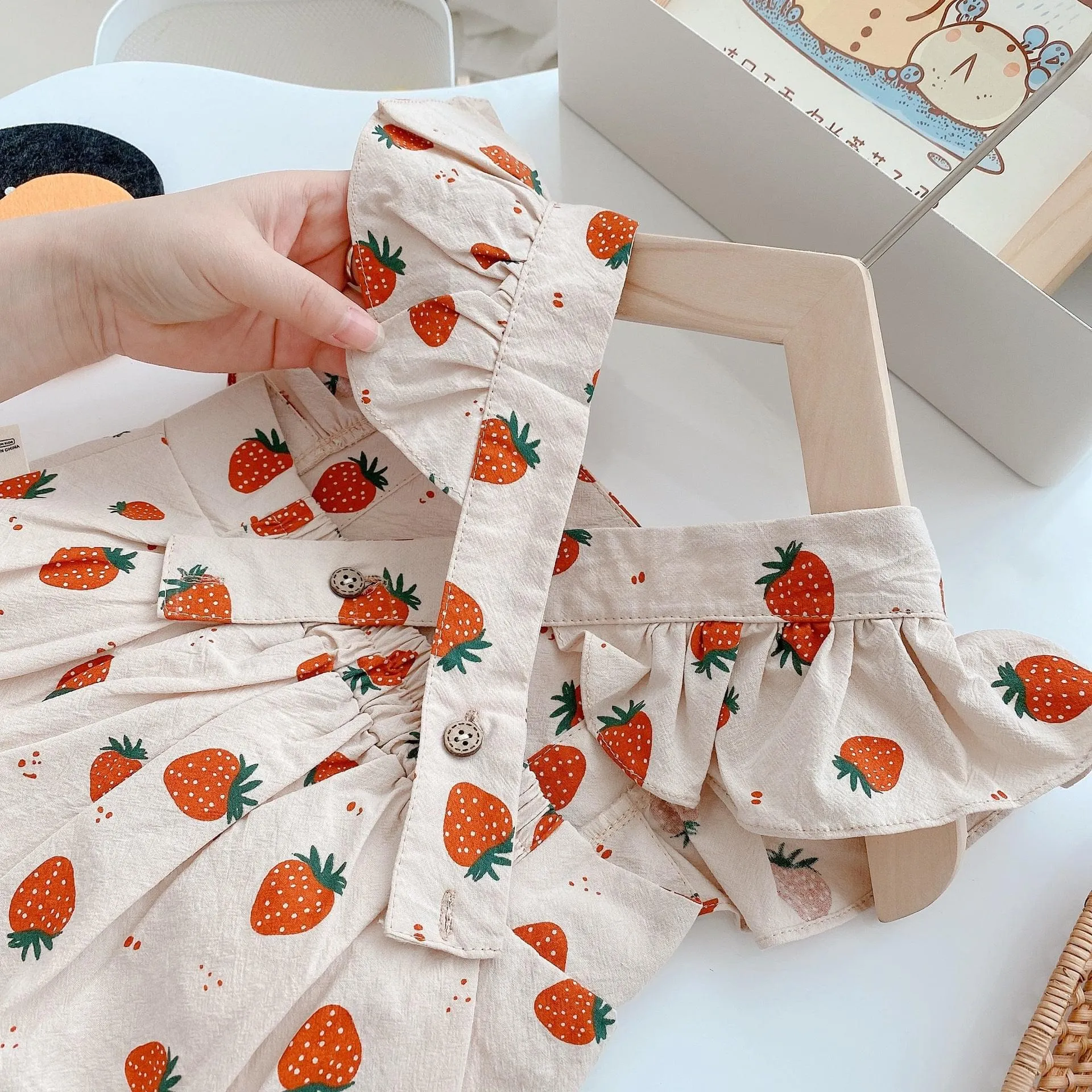 Baby Girl Strawberry Jumpsuit