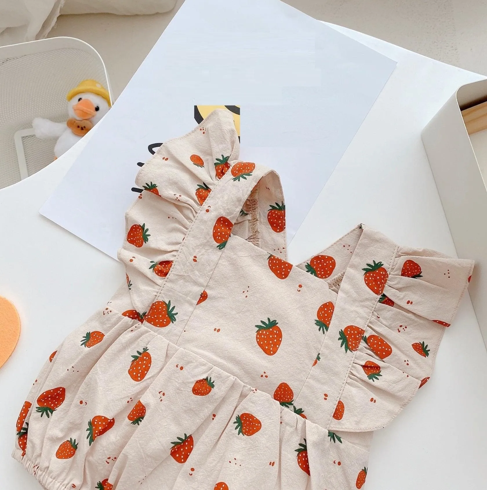 Baby Girl Strawberry Jumpsuit