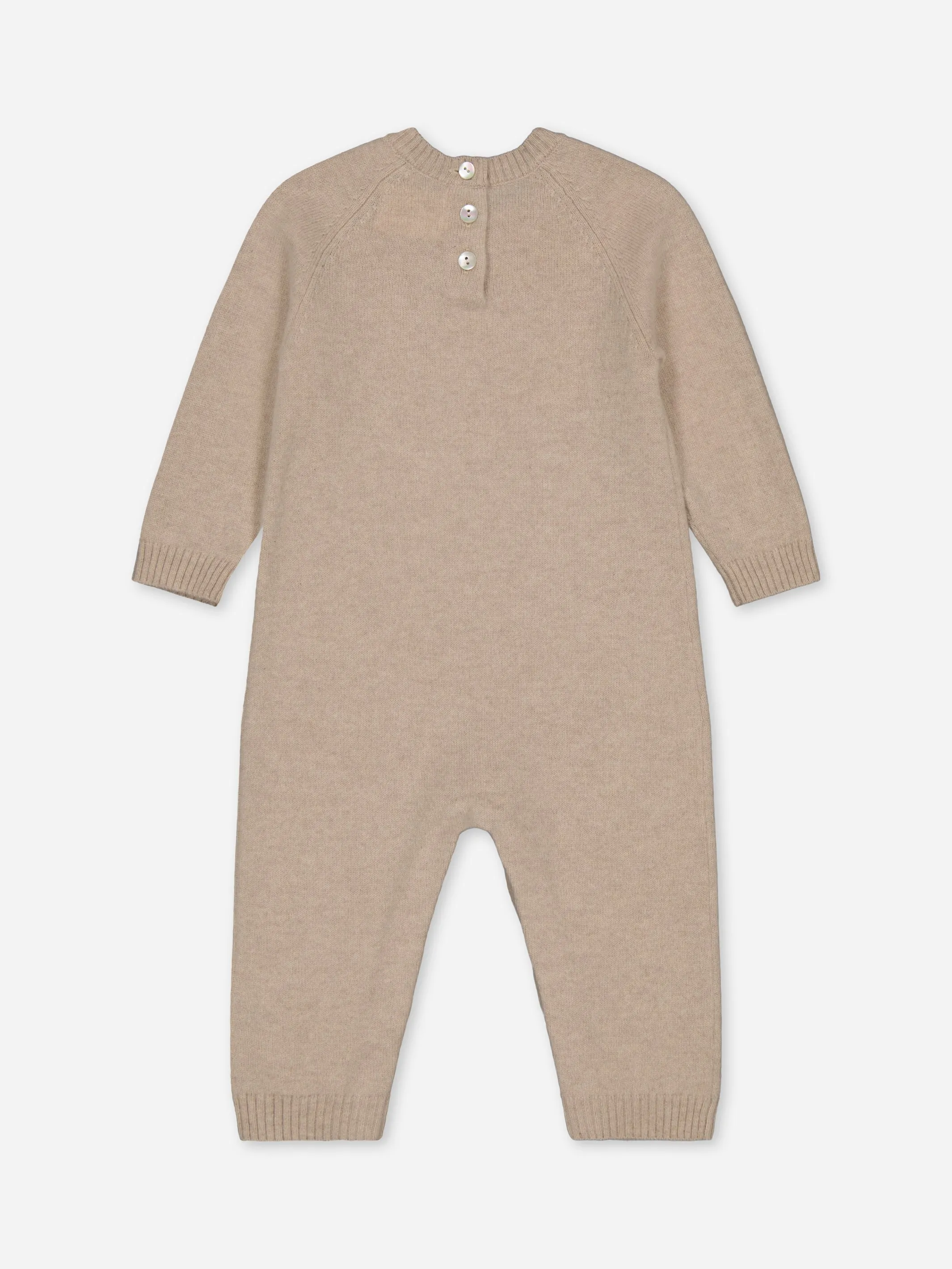 Baby's Cashmere Jumpsuit Beige