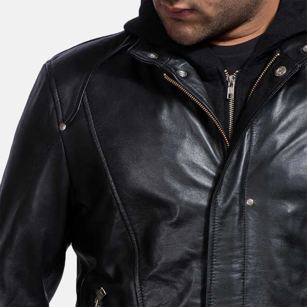 Back Street Black Leather Jacket