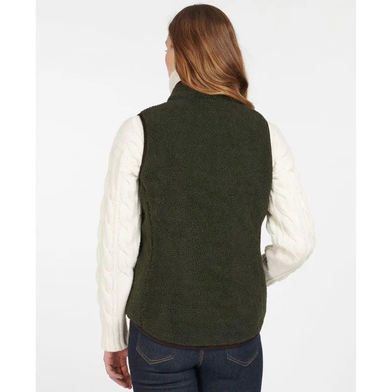 Barbour Burford Ladies Fleece Gilet - Olive/Classic