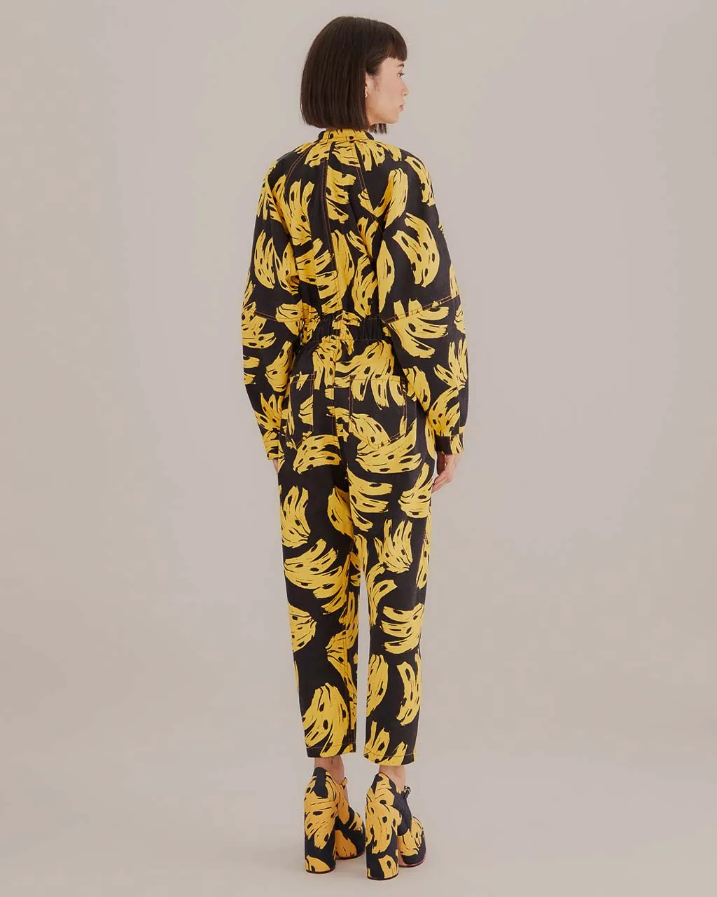 Black Bossa Banana Jumpsuit