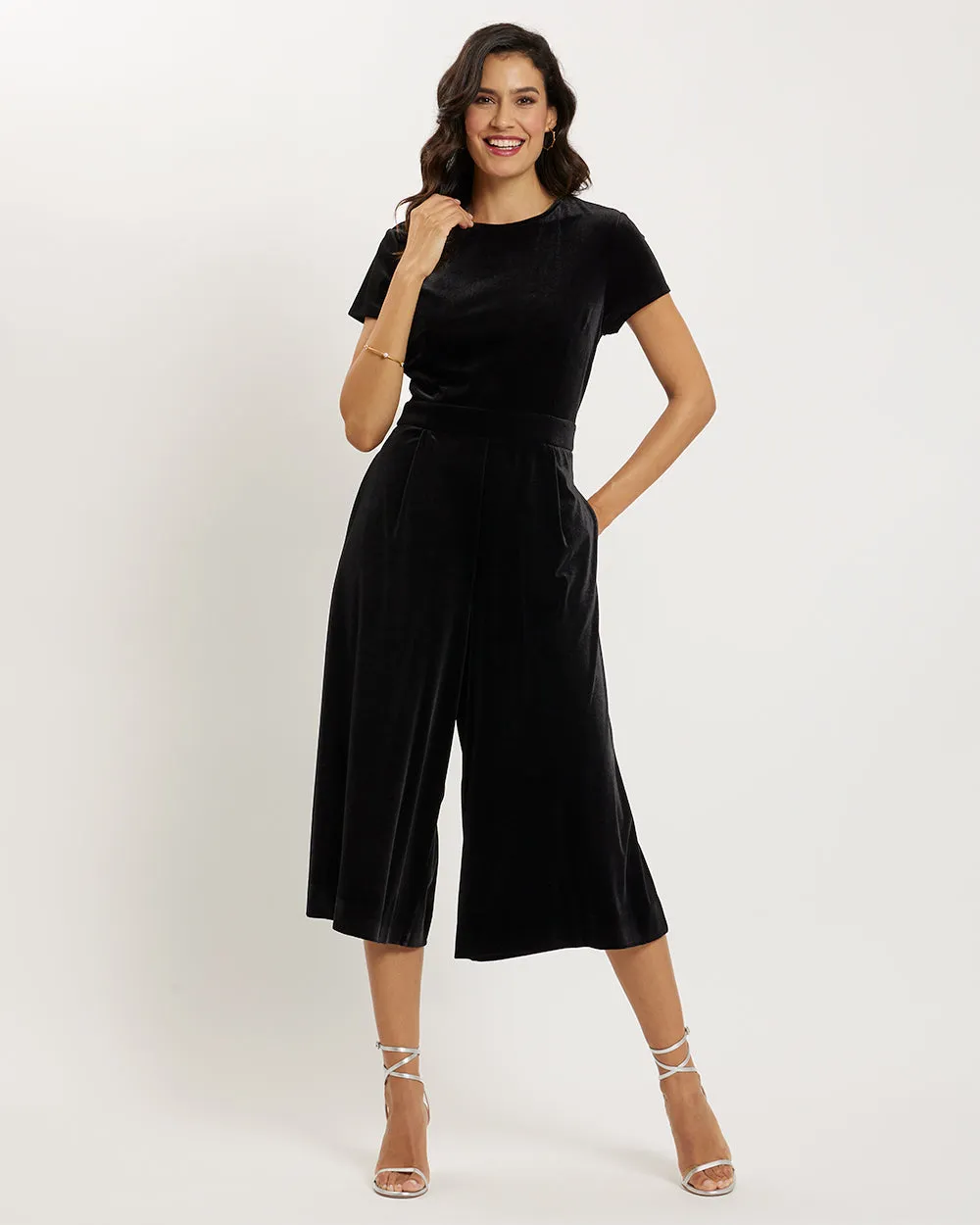 Blaire Jumpsuit - Stretch Velvet