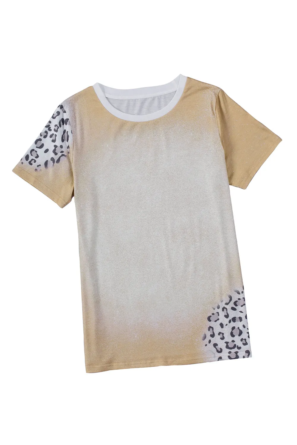 Bleached Crew Neck T Shirt