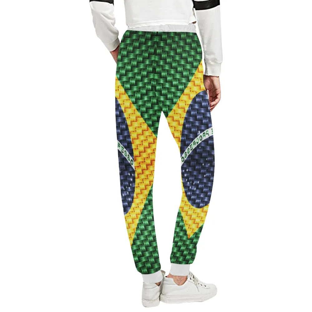 BRASIL FLAG Women's All Over Print Sweatpants