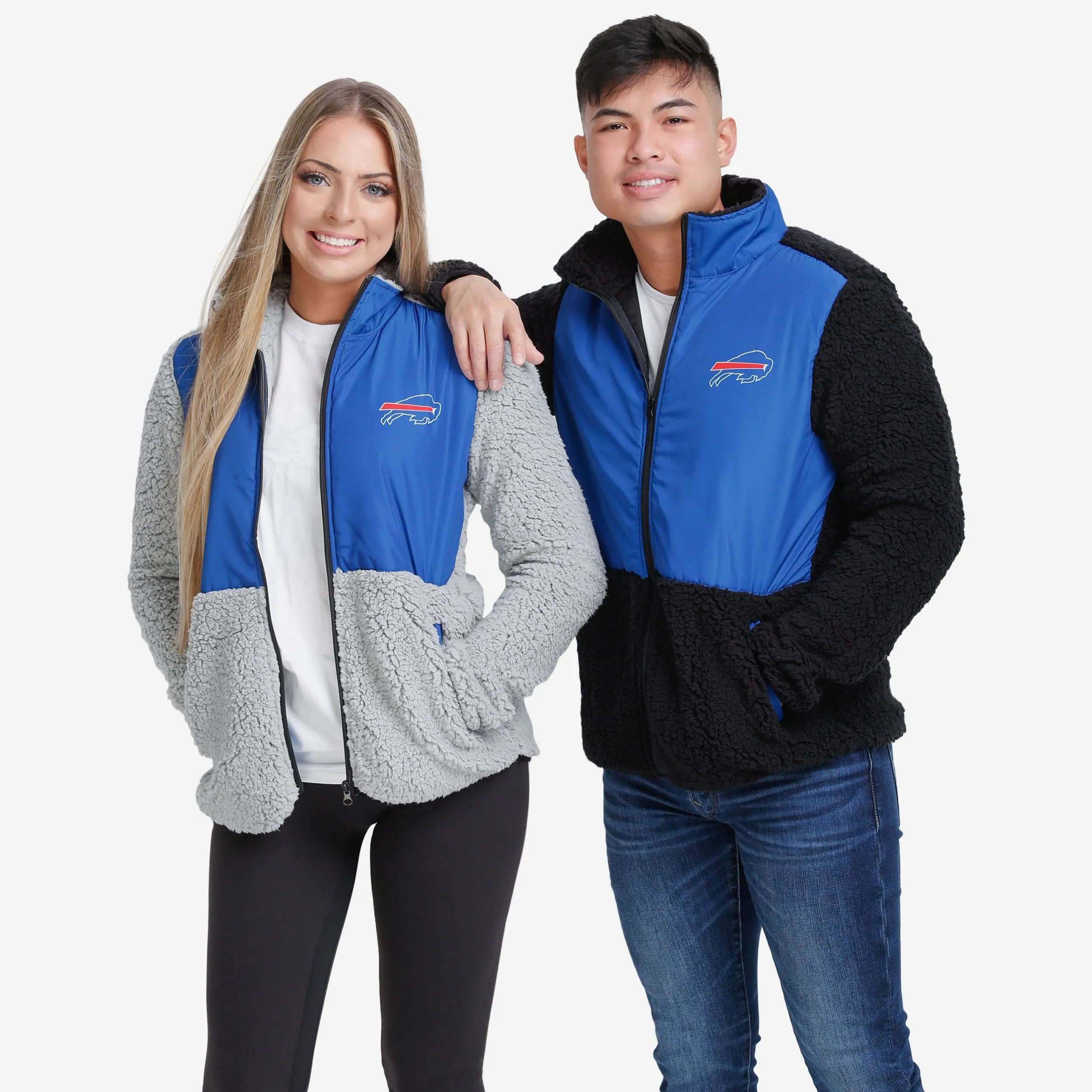 Buffalo Bills Sherpa Soft Zip Up Jacket