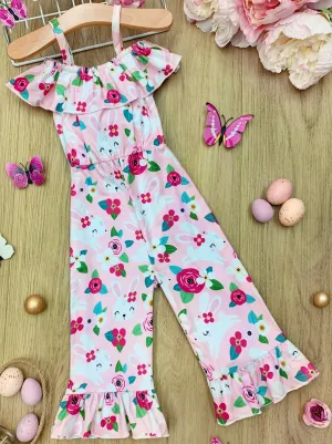 Bunny Cold Shoulder Jumpsuit