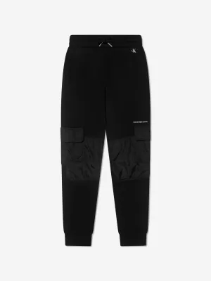 Calvin Klein Boys Mix Media Utility Sweatpants