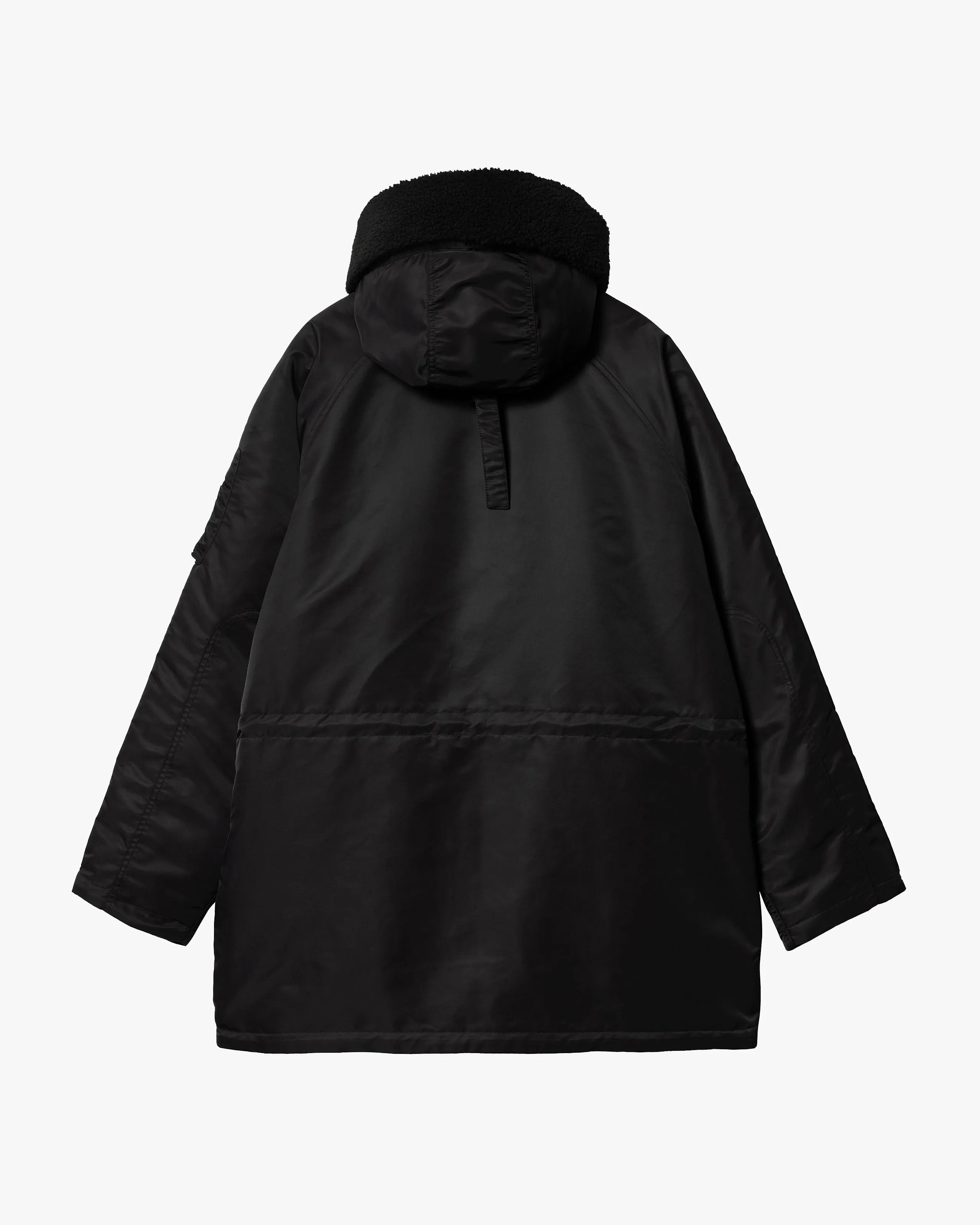 Carhartt WIP Hooded Olten Parka - Black