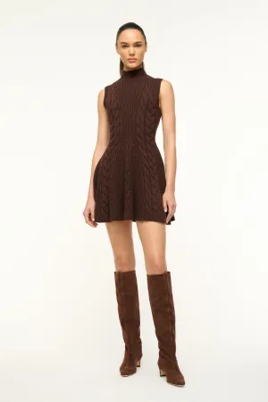 CHARADE DRESS | DARK CHOCOLATE