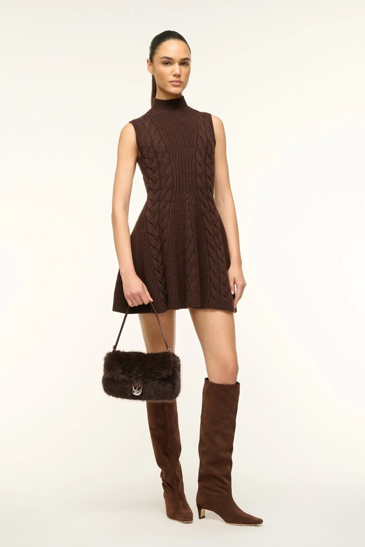 CHARADE DRESS | DARK CHOCOLATE