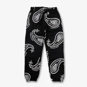 Chinatown CTM Paisley Sweatpants Black