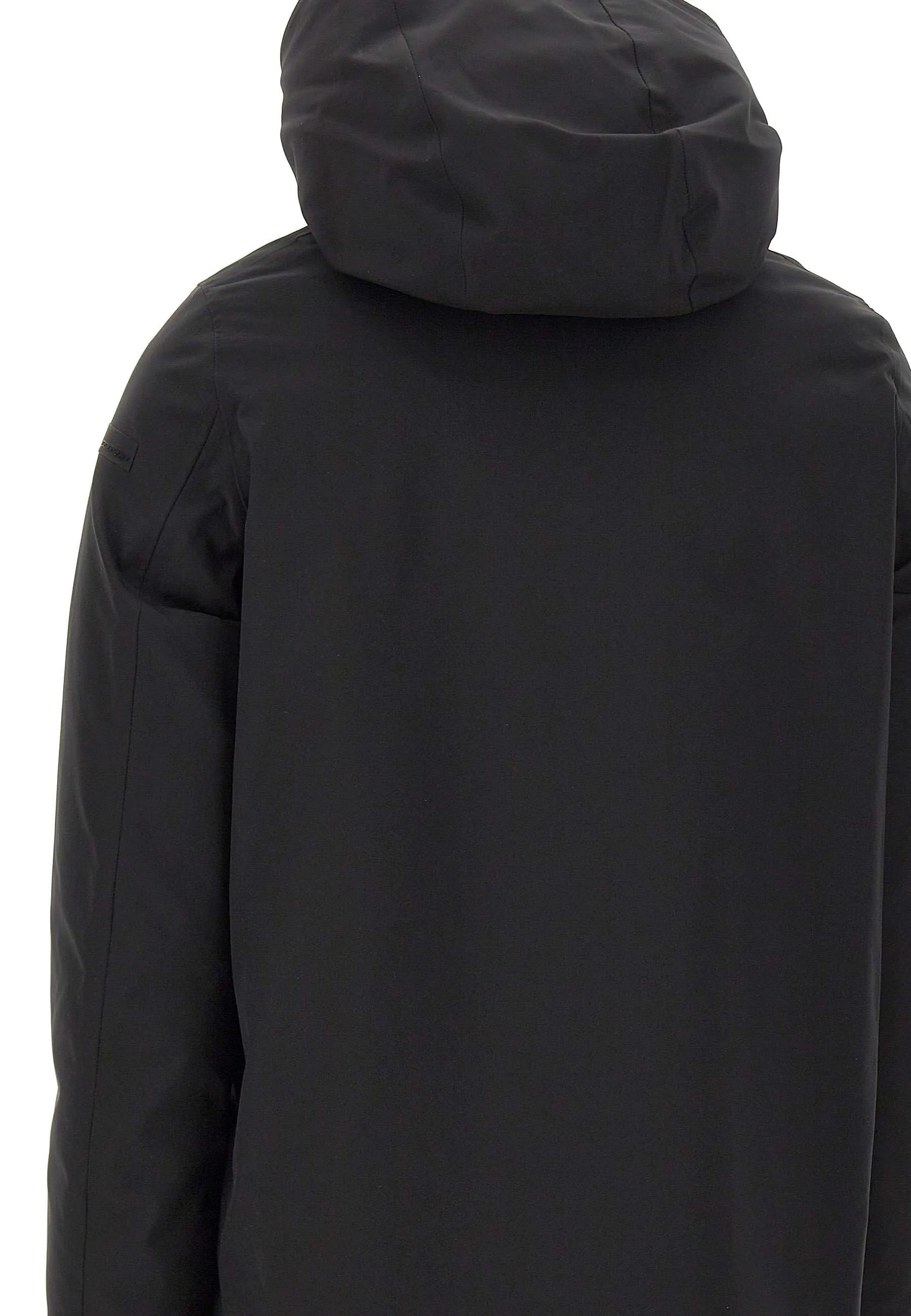 Color Detachable Parka with Hood