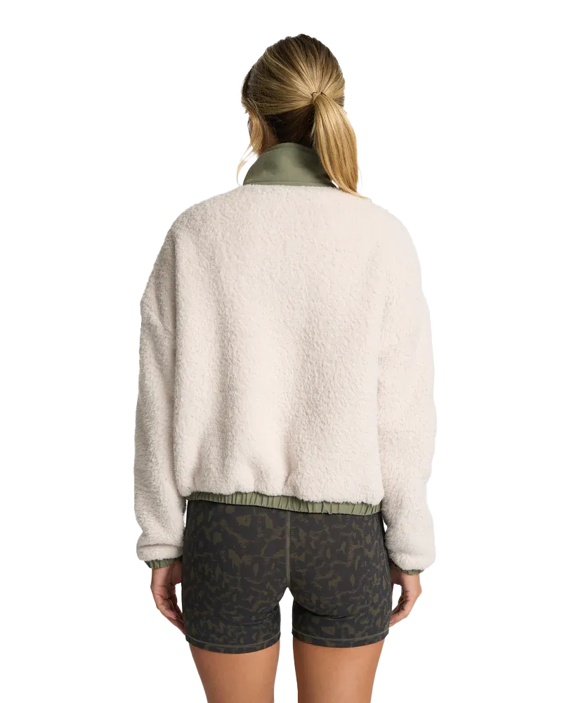 Cozy Sherpa Fleece Jacket in Dune