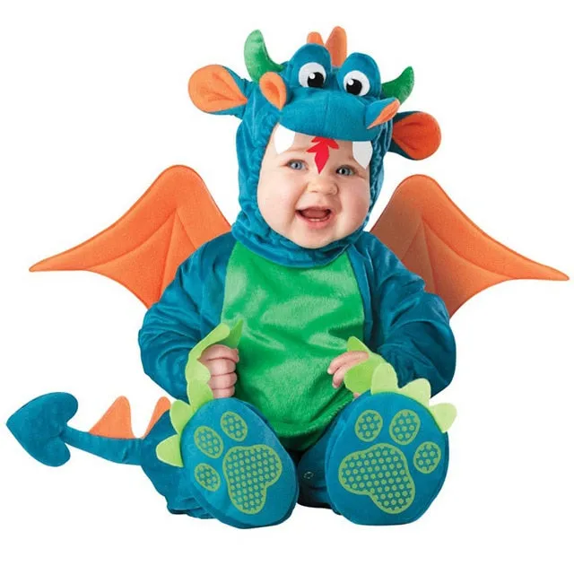 Cute Baby Animal Costume Jumpsuit Romper baby clothes Cosplay Halloween