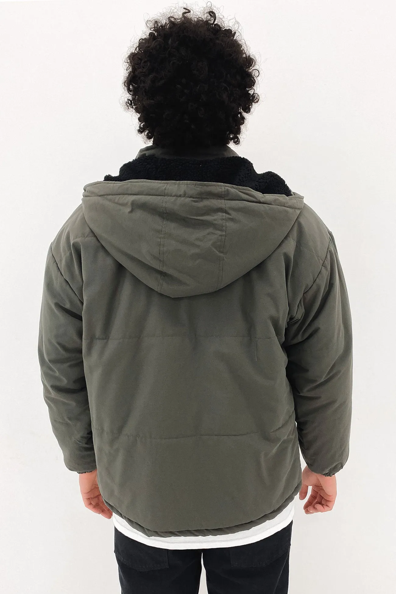 Defeat Nylon Jacket Khaki