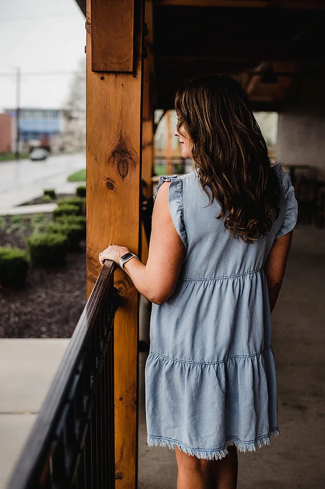 Denim Babydoll Mini