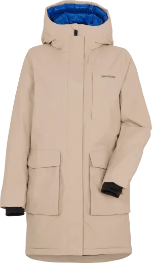 Didriksons Leya Women&#x27;s Parka 2 Clay Beige | Buy Didriksons Leya Women&#x27;s Parka 2 Clay Beige here | Outnorth