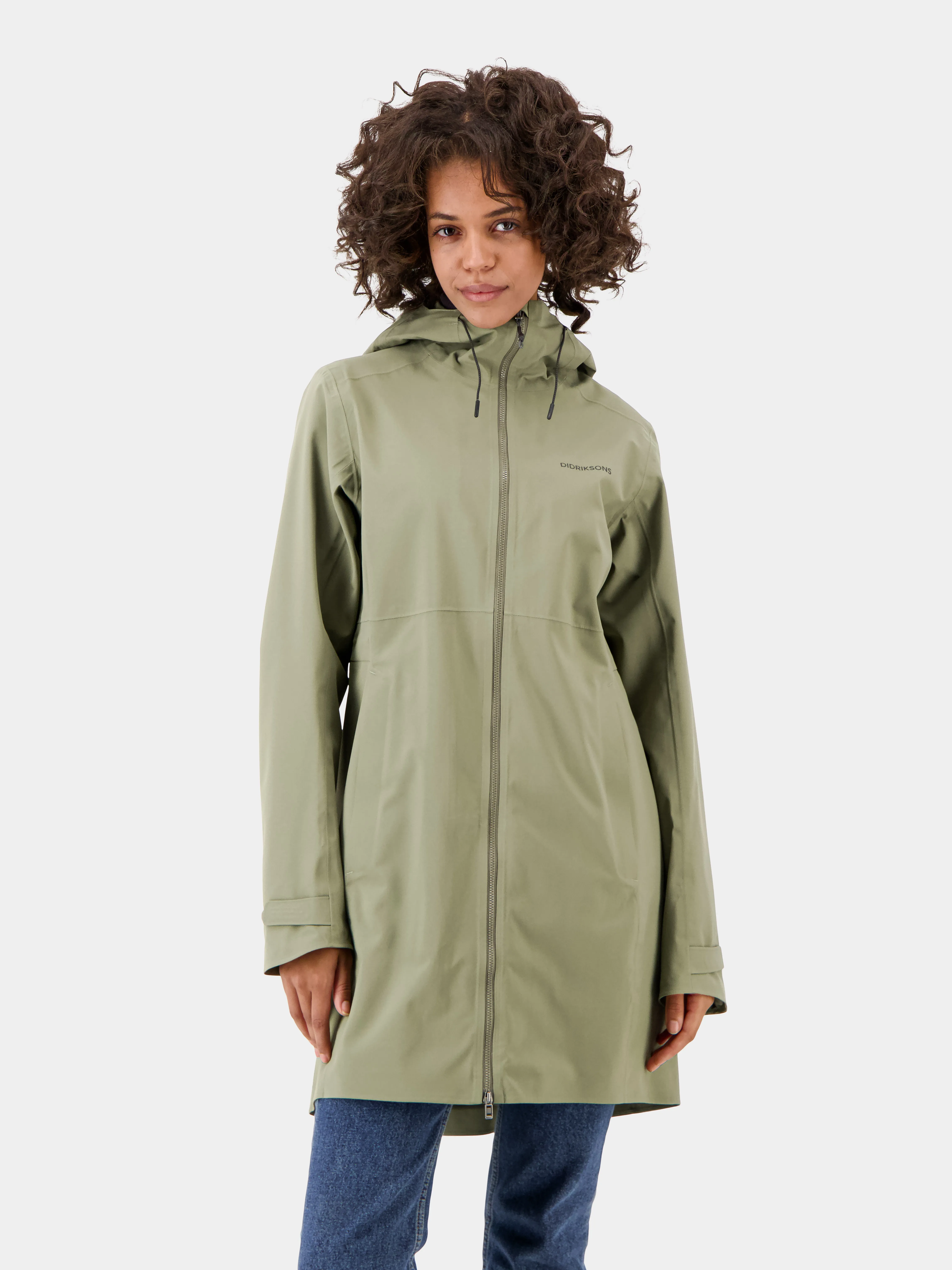 Didriksons Women&#x27;s Bea Parka 5 Dusty Olive | Buy Didriksons Women&#x27;s Bea Parka 5 Dusty Olive here | Outnorth