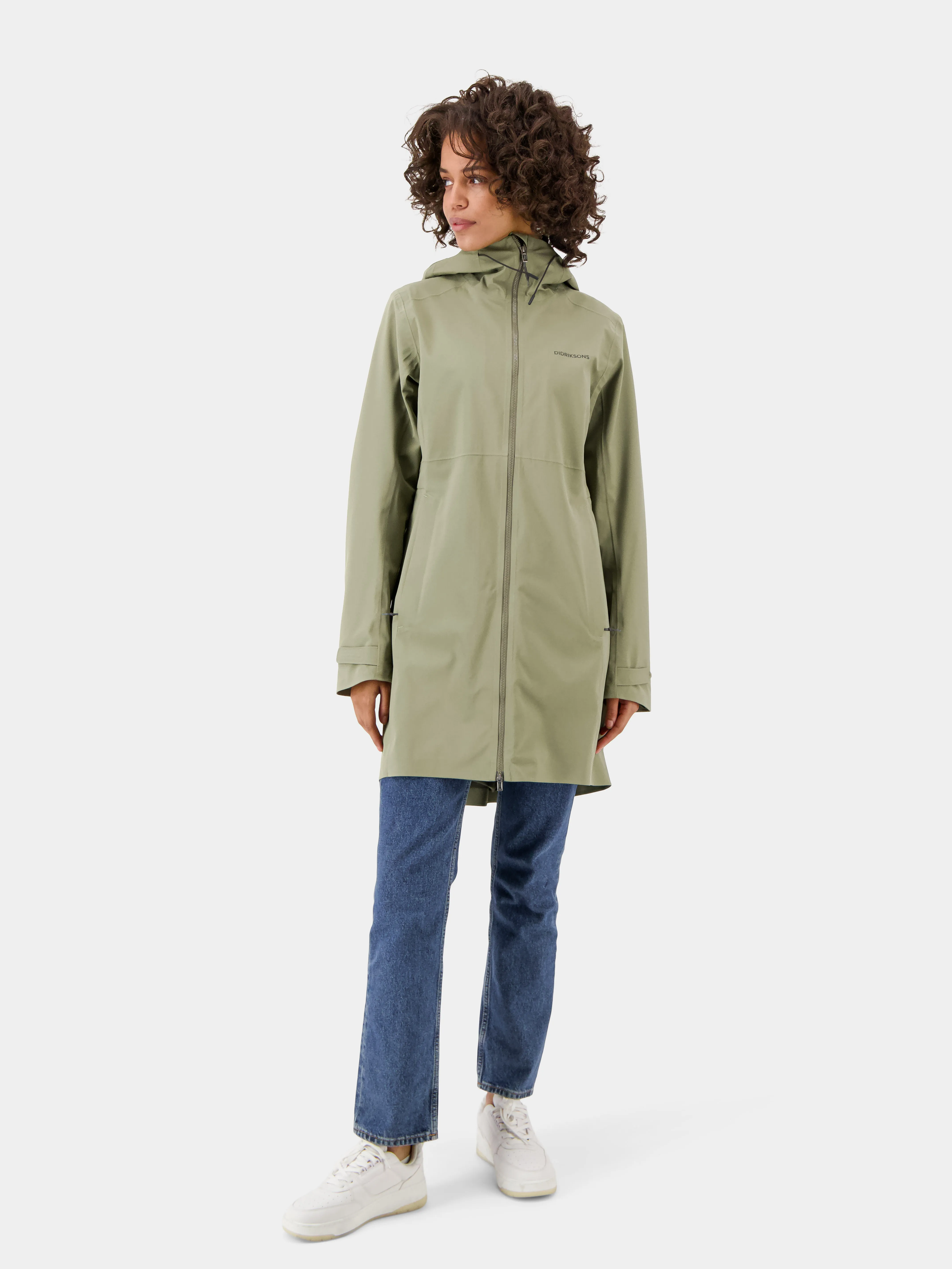 Didriksons Women&#x27;s Bea Parka 5 Dusty Olive | Buy Didriksons Women&#x27;s Bea Parka 5 Dusty Olive here | Outnorth