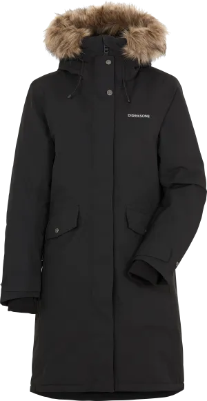 Didriksons Women&#x27;s Erika Parka 3 Black | Buy Didriksons Women&#x27;s Erika Parka 3 Black here | Outnorth