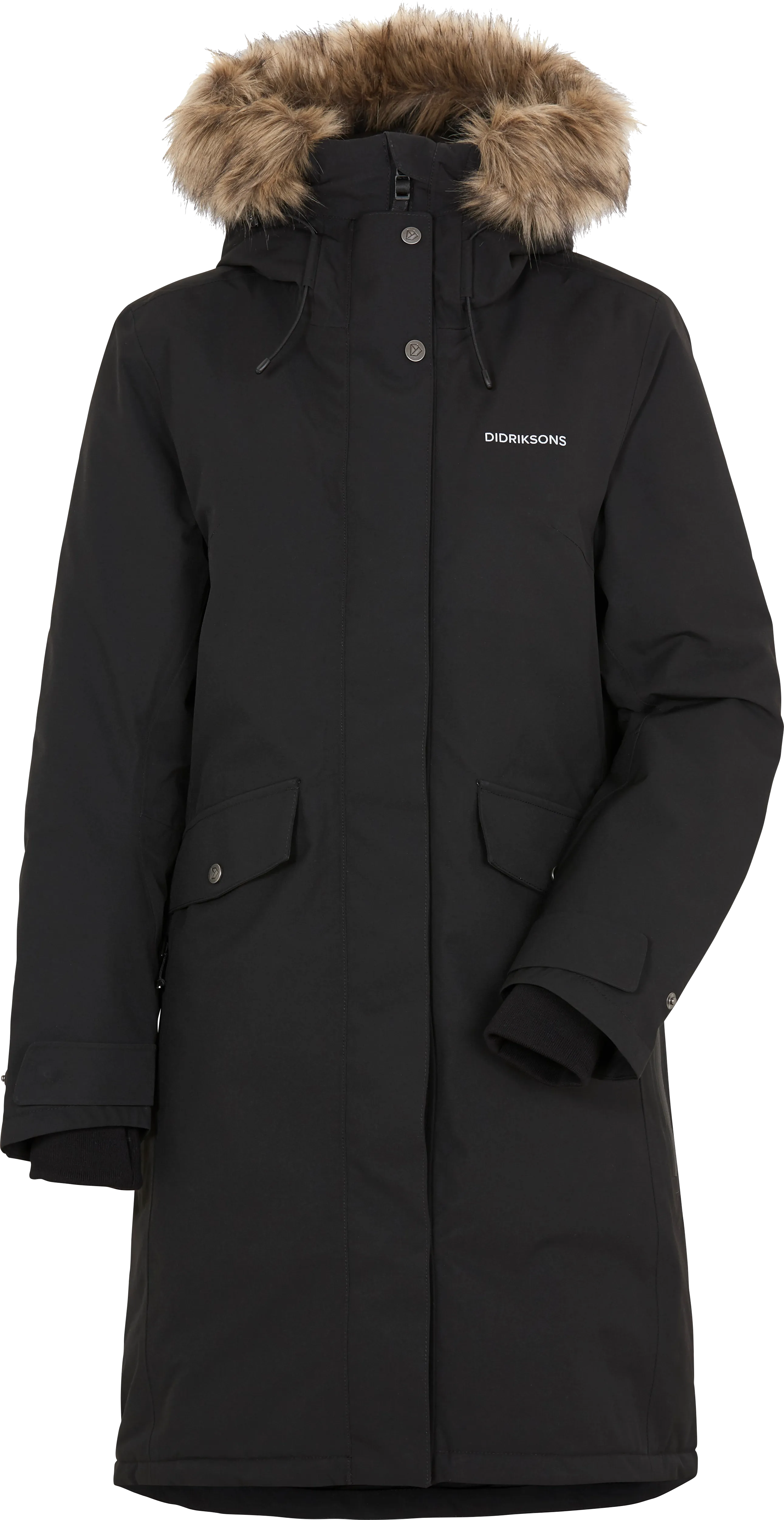 Didriksons Women&#x27;s Erika Parka 3 Black | Buy Didriksons Women&#x27;s Erika Parka 3 Black here | Outnorth