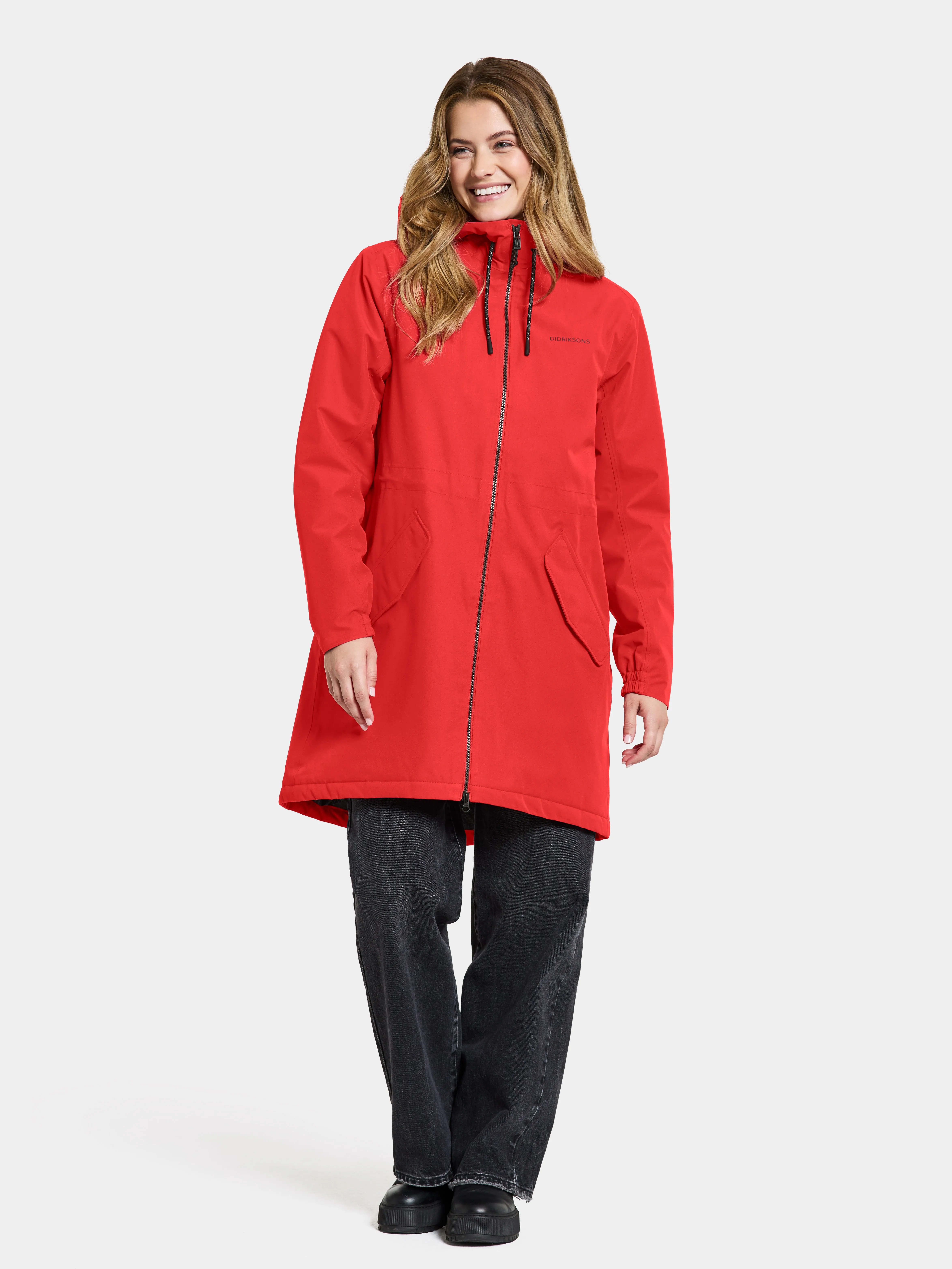 Didriksons Women&#x27;s Marta-Lisa Parka 2 Pomme Red | Buy Didriksons Women&#x27;s Marta-Lisa Parka 2 Pomme Red here | Outnorth