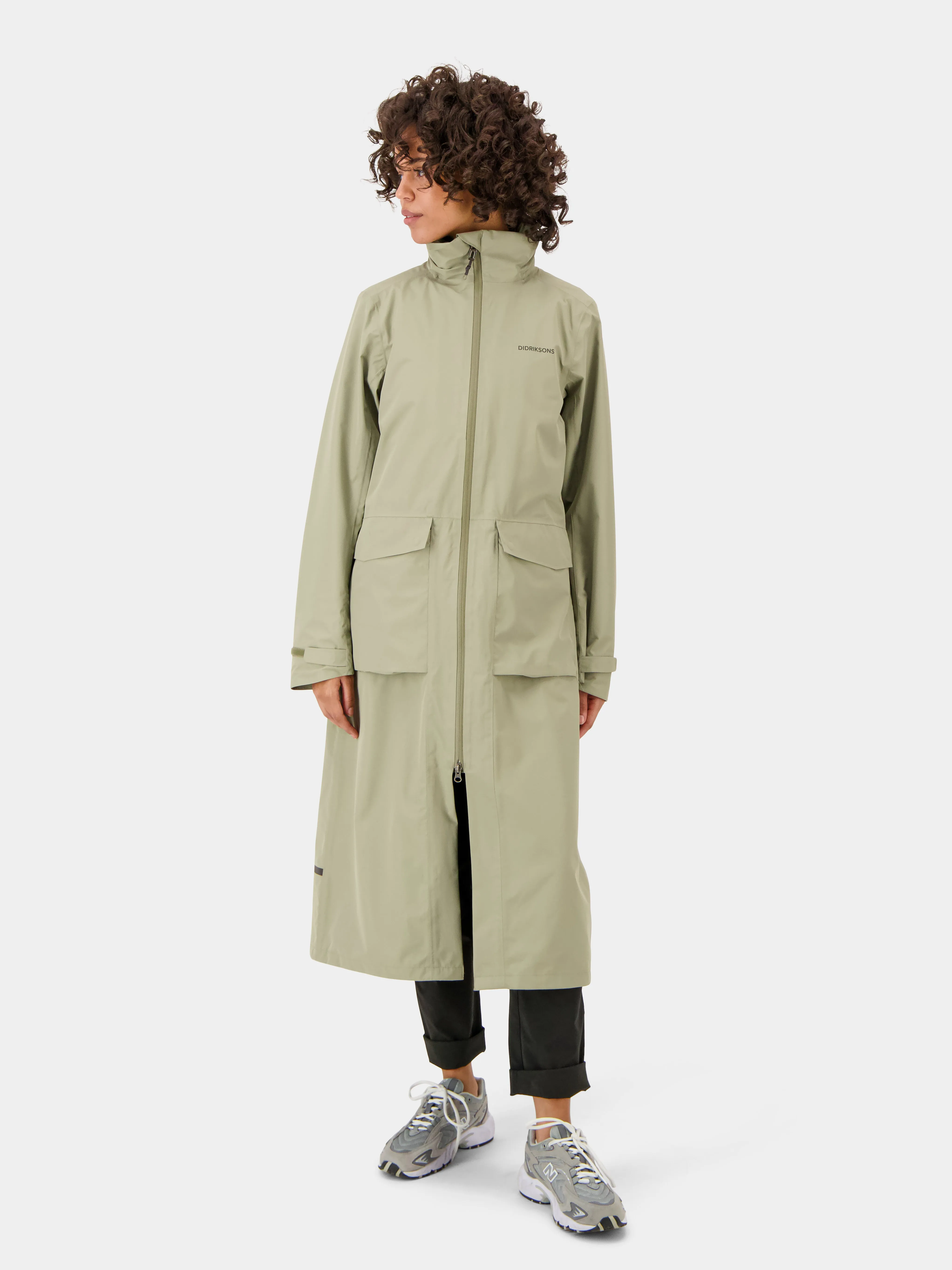 Didriksons Women&#x27;s Nadja Parka Long 3 Mistel Green | Buy Didriksons Women&#x27;s Nadja Parka Long 3 Mistel Green here | Outnorth