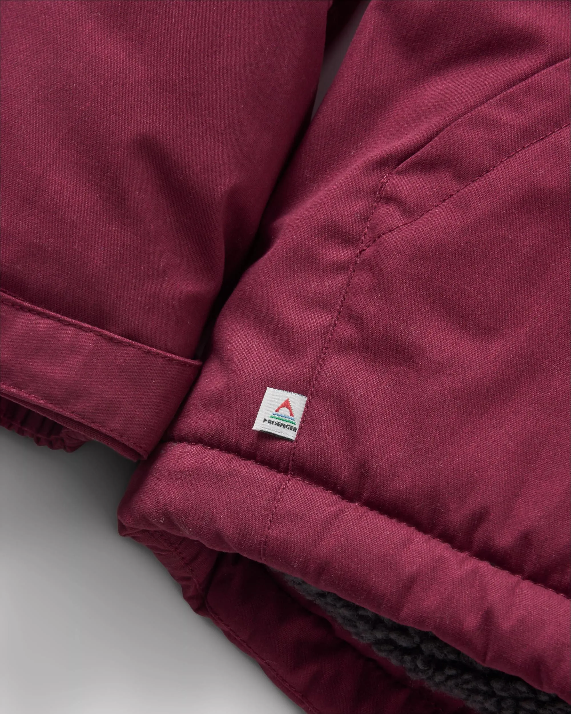 Discover Recycled Sherpa Lined Jacket - Wine