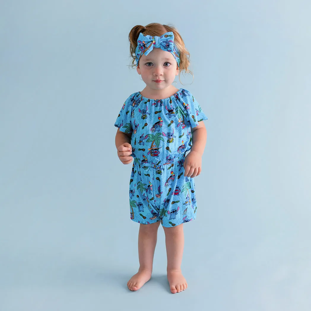 Disney Tropical Stitch Flutter Jumpsuit